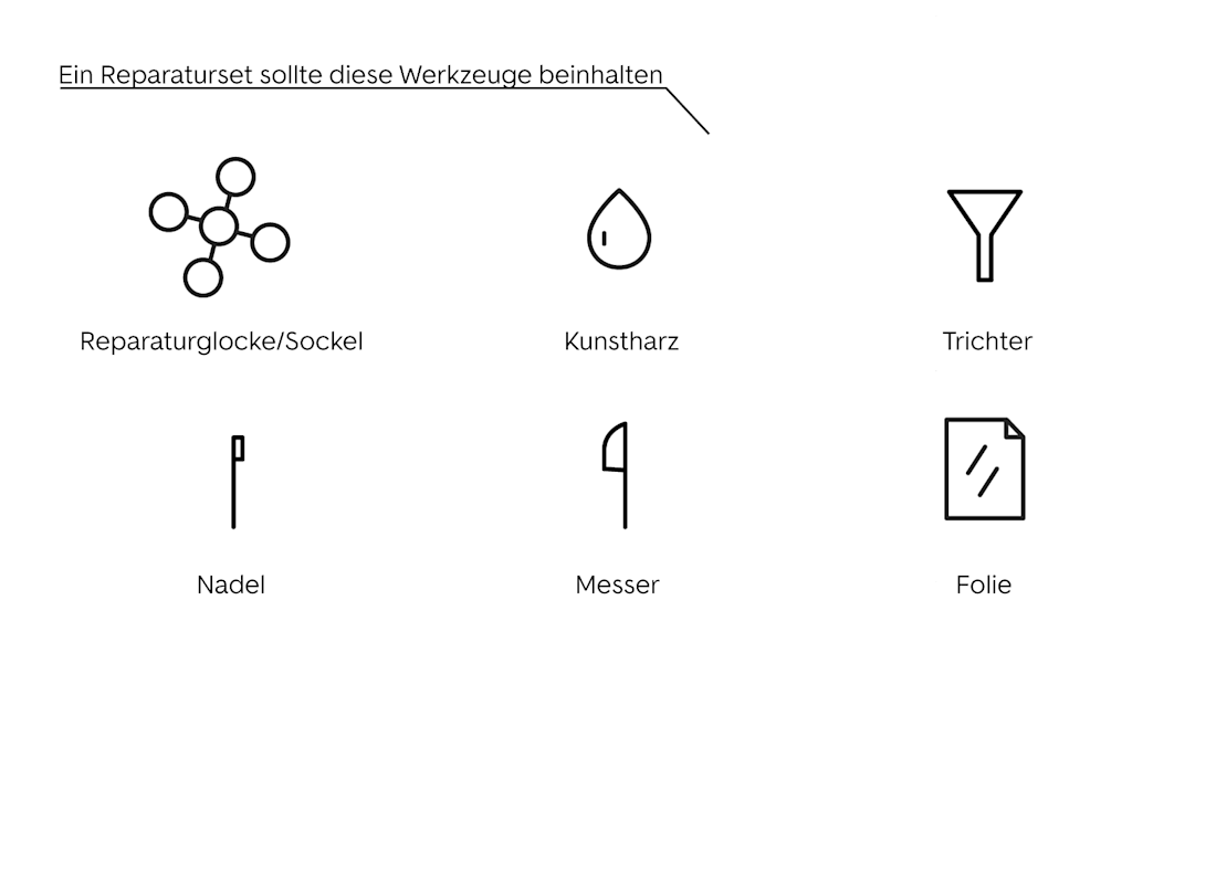 Steinschlag selbst reparieren - Schritt 2 Steinschlag selbst reparieren - Schritt 2