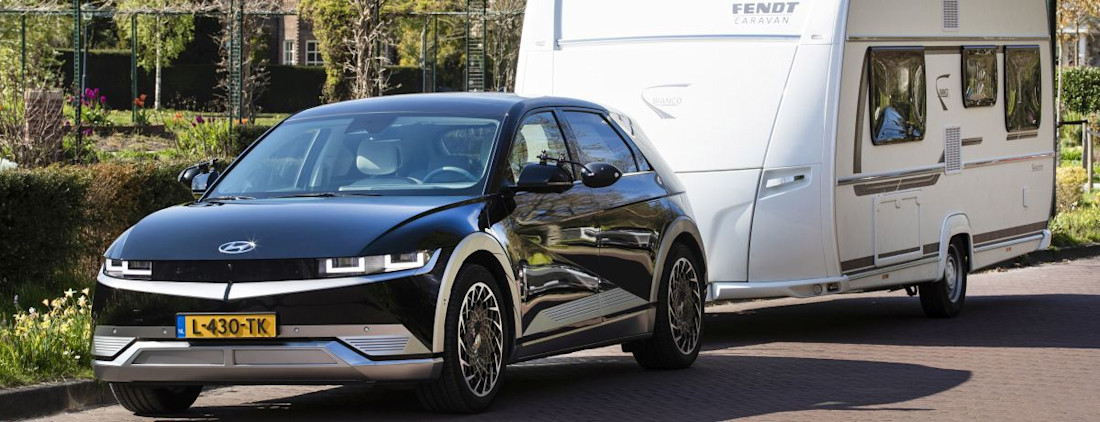 Welke elektrische auto kan een caravan trekken?