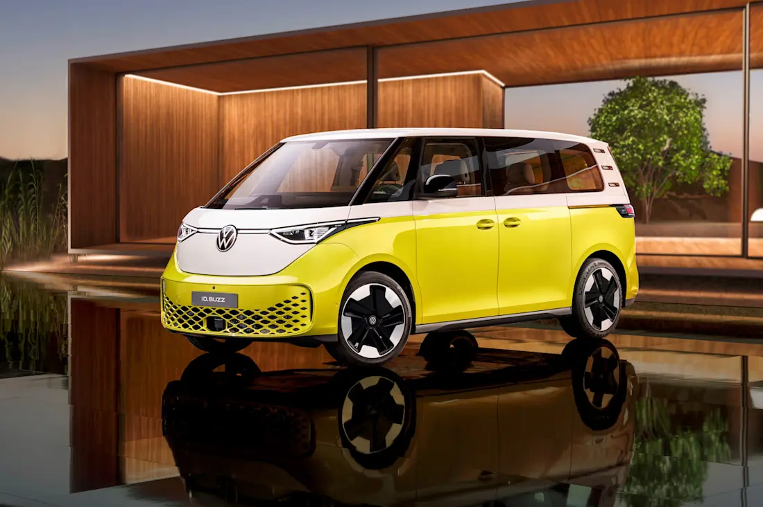 Volkswagen ID.Buzz (2022) statisch, vooraanzicht Volkswagen ID.Buzz (2022) statisch, vooraanzicht