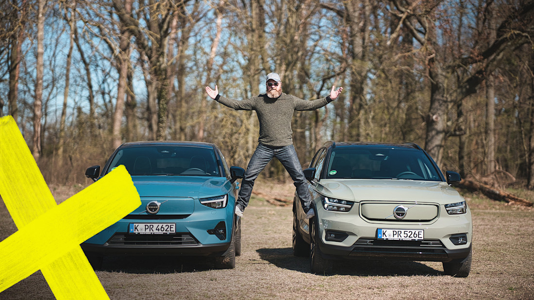 Volvo C40 & Volvo XC40: Elektrisch, schwedisch, schön