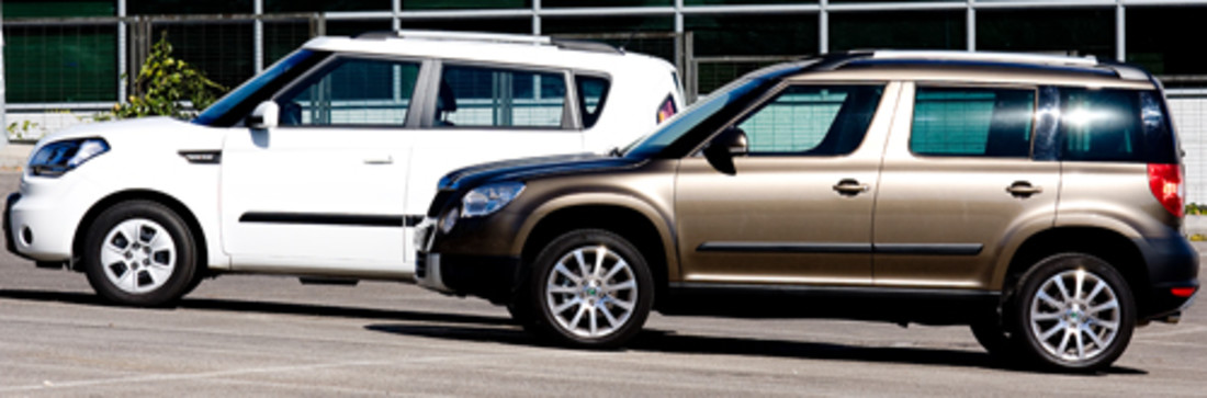 Comparativa: Kia Soul Vs. Skoda Yeti – Cubos a medida
