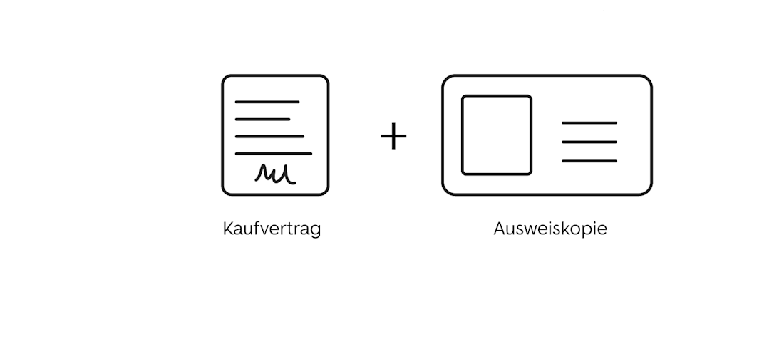 Schließe einen schriftlichen Kaufvertrag ab Schließe einen schriftlichen Kaufvertrag ab