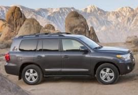 Toyota Land Cruiser изглед отстрани