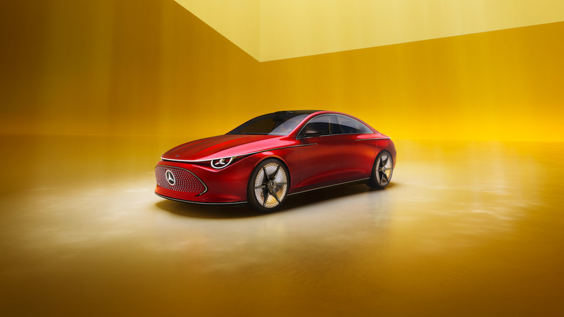 Mercedes Concept CLA : berline électrique avec 750 km d'autonomie (1)