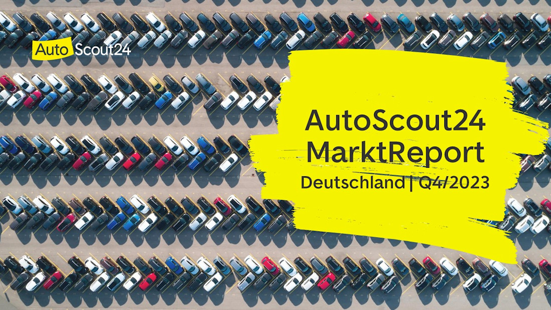 AutoScout24 MarktReport für das vierte Quartal 2023: Trendumkehr auf Gebrauchtwagenmarkt verfestigt sich