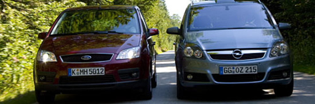 Vergleichstest: Opel Zafira vs. Ford Focus C-Max – Luftikus contra Designerknecht