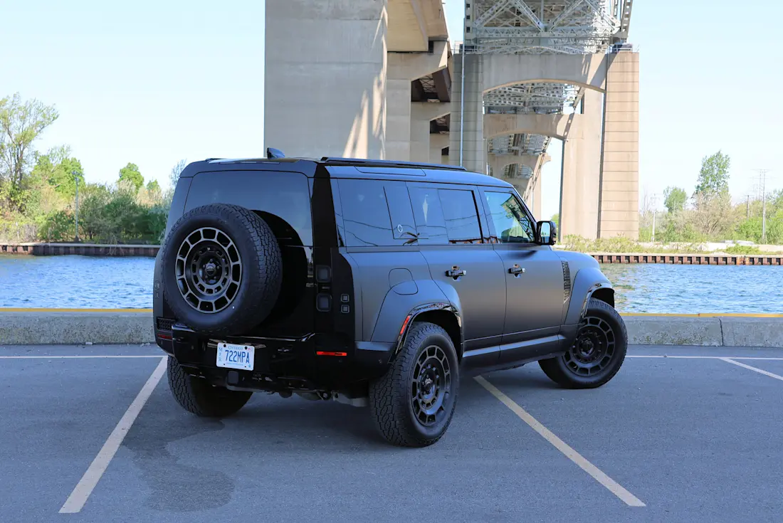 2026 Land Rover Defender Octa Review - Exterior - Rear 3Q Angle 2