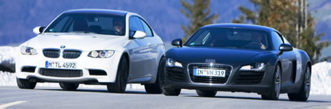 Vergleichstest: Audi R8 vs. BMW M3 – Herzens-Brüder