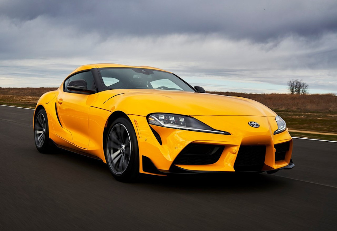 Toyota-Supra-2021 frontale Seitenansicht
