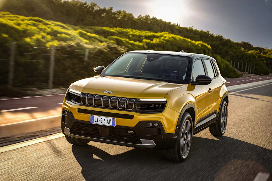 Jeep komt met 4 volledig elektrische modellen: Jeep Avenger, Recon, Wagoneer S en...