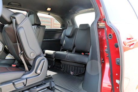 Editorial 2025 honda odyssey review interior third row access 2