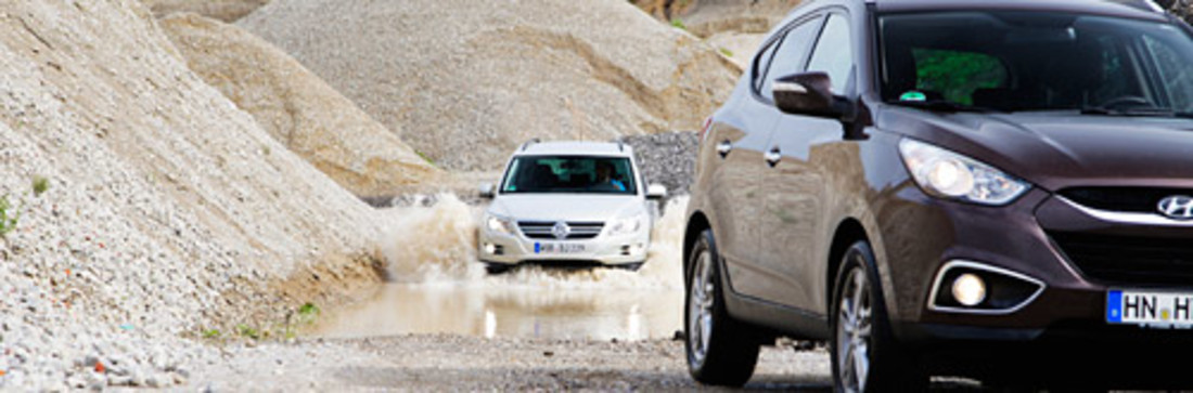 Vergleichstest: Hyundai ix35 2.0 CRDi vs. VW Tiguan 2.0 TDI – Angriff auf den Altmeister