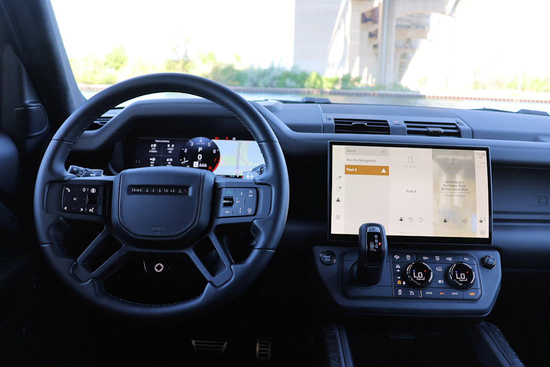 2026 Land Rover Defender Octa Review - Interior - Driver View.jpg