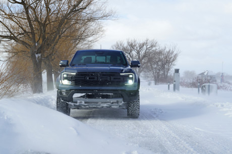 Le Ford Ranger Raptor soumis à une tempête hivernale Image