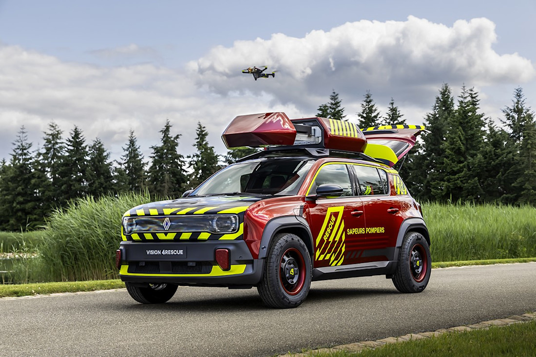 Renault Vision 4Rescue : la R4 des sapeurs-pompiers (2025)