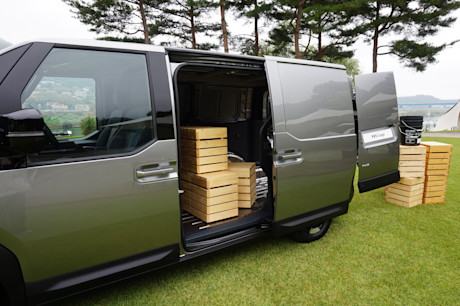 2026 Kia PV5 Preview and First Drive: New EV Cargo Van Focuses on Flexibility and Practicality Image