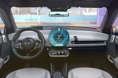 MINI EV interior