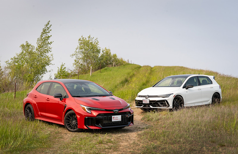 2025 Toyota GR Corolla vs Volkswagen Golf R Comparison Test - AutoTrader.ca