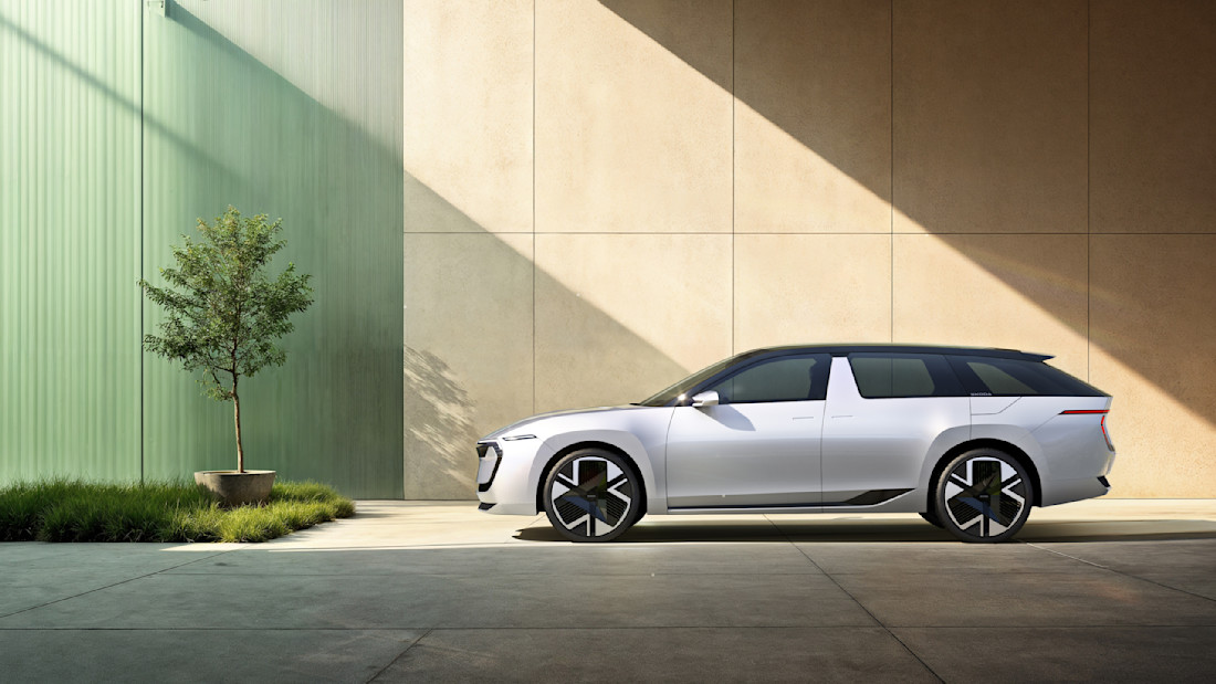 De nieuwe elektrische Volvo stationwagon is een Skoda