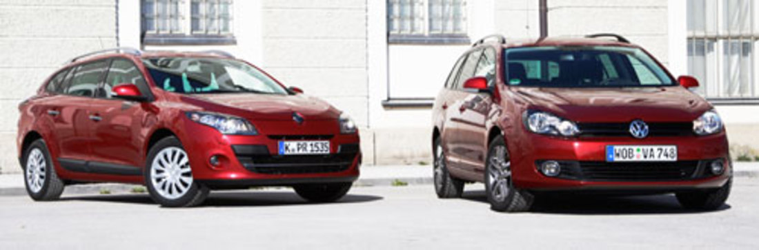 Vergleichstest: VW Golf Variant vs. Renault Mégane Grandtour – Avantgarde trifft Spießigkeit