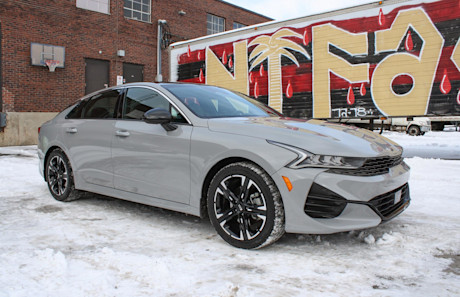 Kia K5 GT-Line 2021 : essai hivernal Image