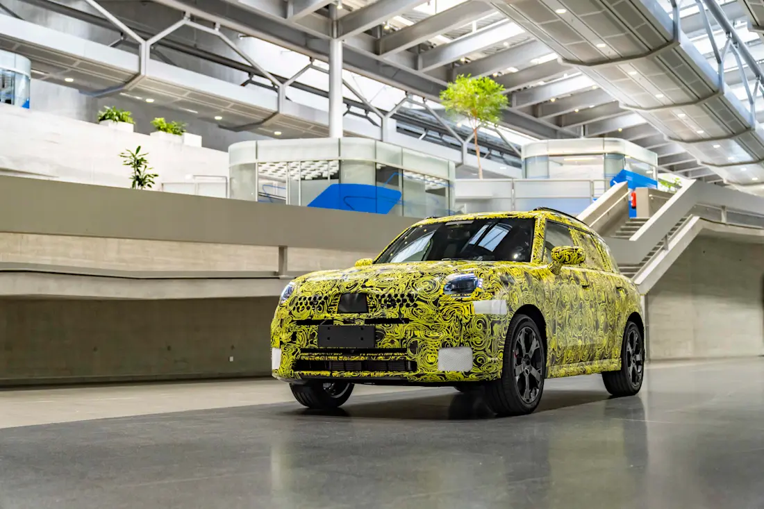 Mini Countryman teaser (2023) statisch, vooraanzicht Mini Countryman teaser (2023) statisch, vooraanzicht