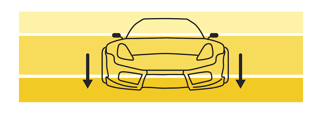 Bodenfreiheit beim PKW Bodenfreiheit beim PKW