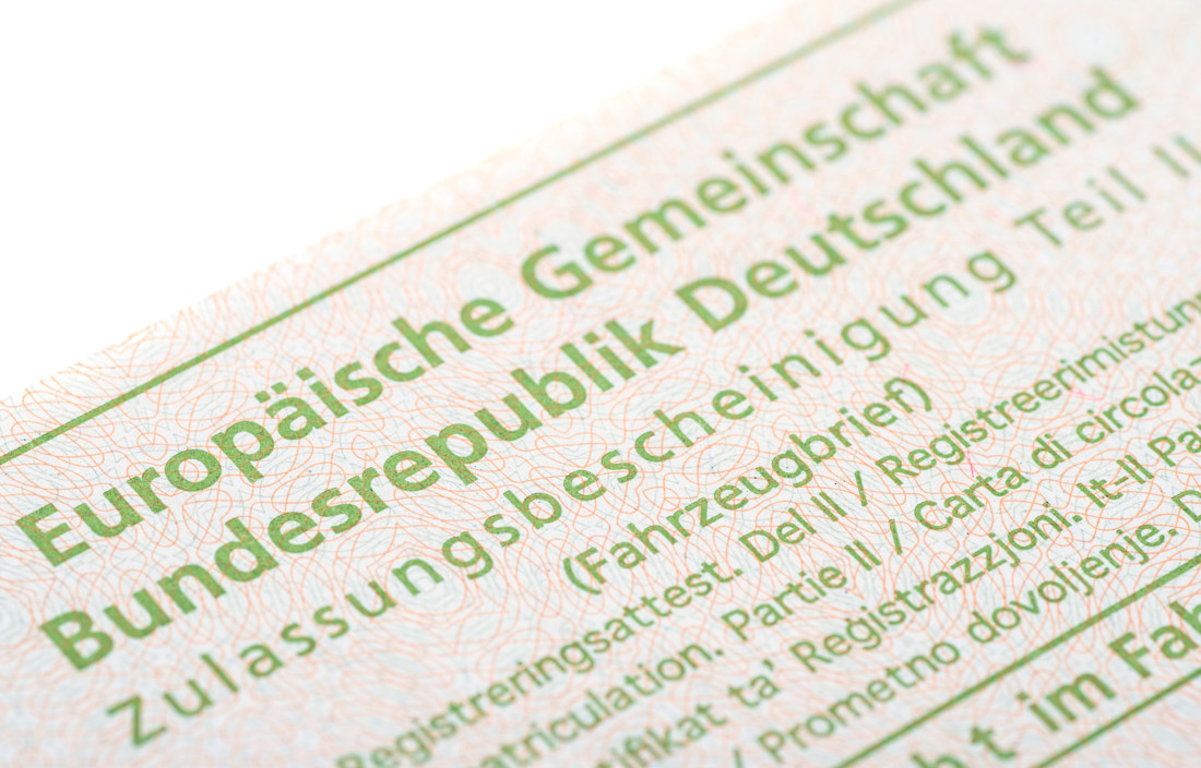 Die Zulassungsbescheinigung Teil 2 im Detail erklärt