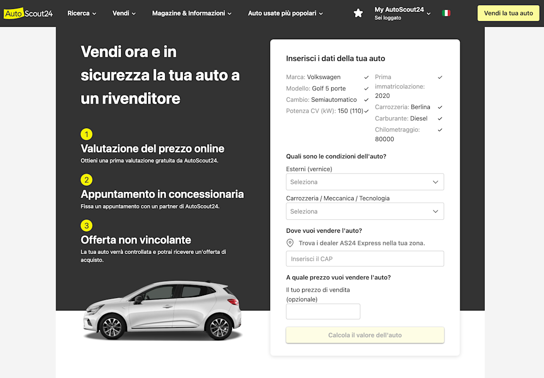 Screenshot 4 annunci as24