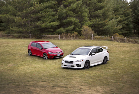 Editorial 2016 subaru wrx sti vs vw golf r jw 02