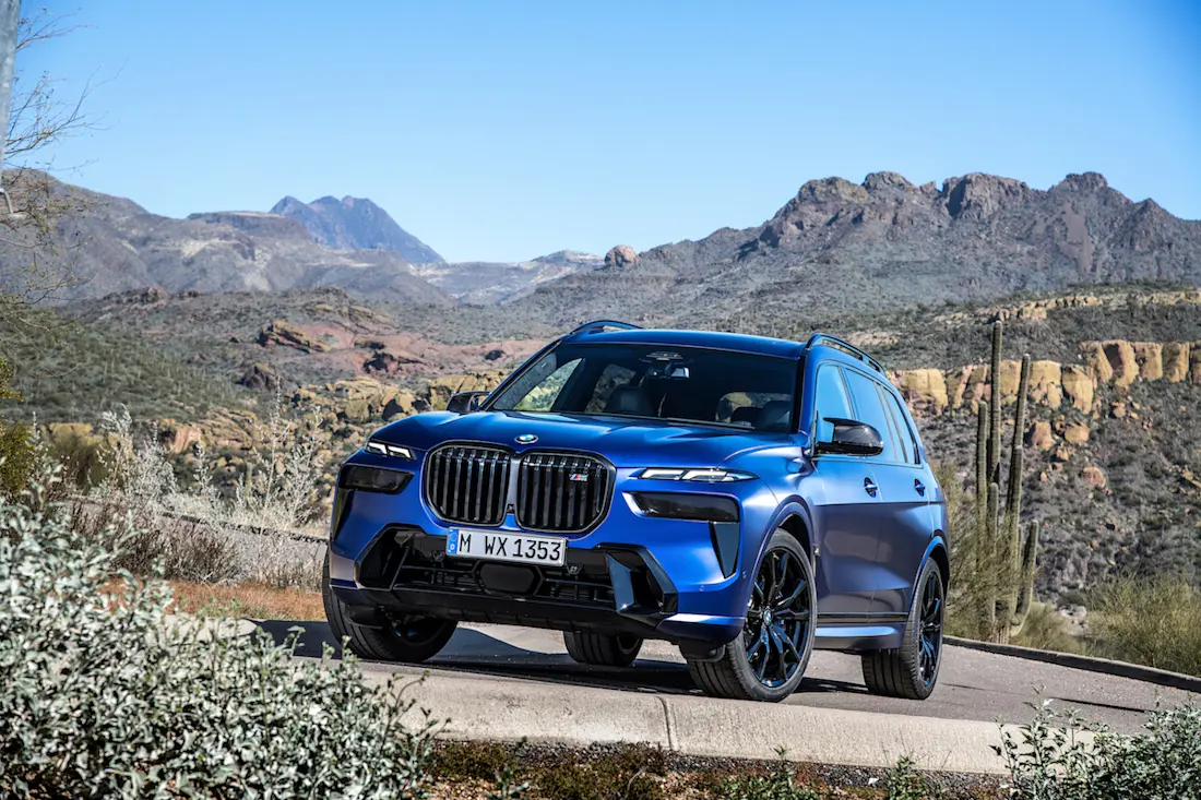 BMW X7 facelift (2022) statisch, vooraanzicht BMW X7 facelift (2022) statisch, vooraanzicht
