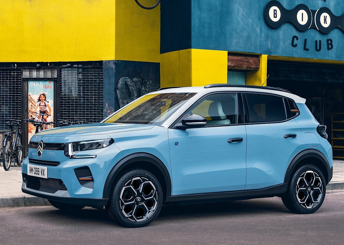 Citroen-e-C3-2024-Seitenansicht