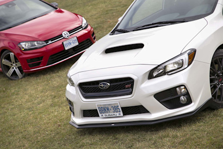Editorial 2016 subaru wrx sti vs vw golf r jw 09