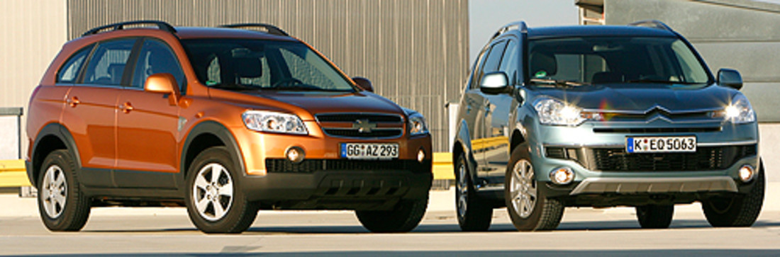 Test comparatif: Citroën C-Crosser vs. Chevrolet Captiva – S’il ne doit en rester qu’un