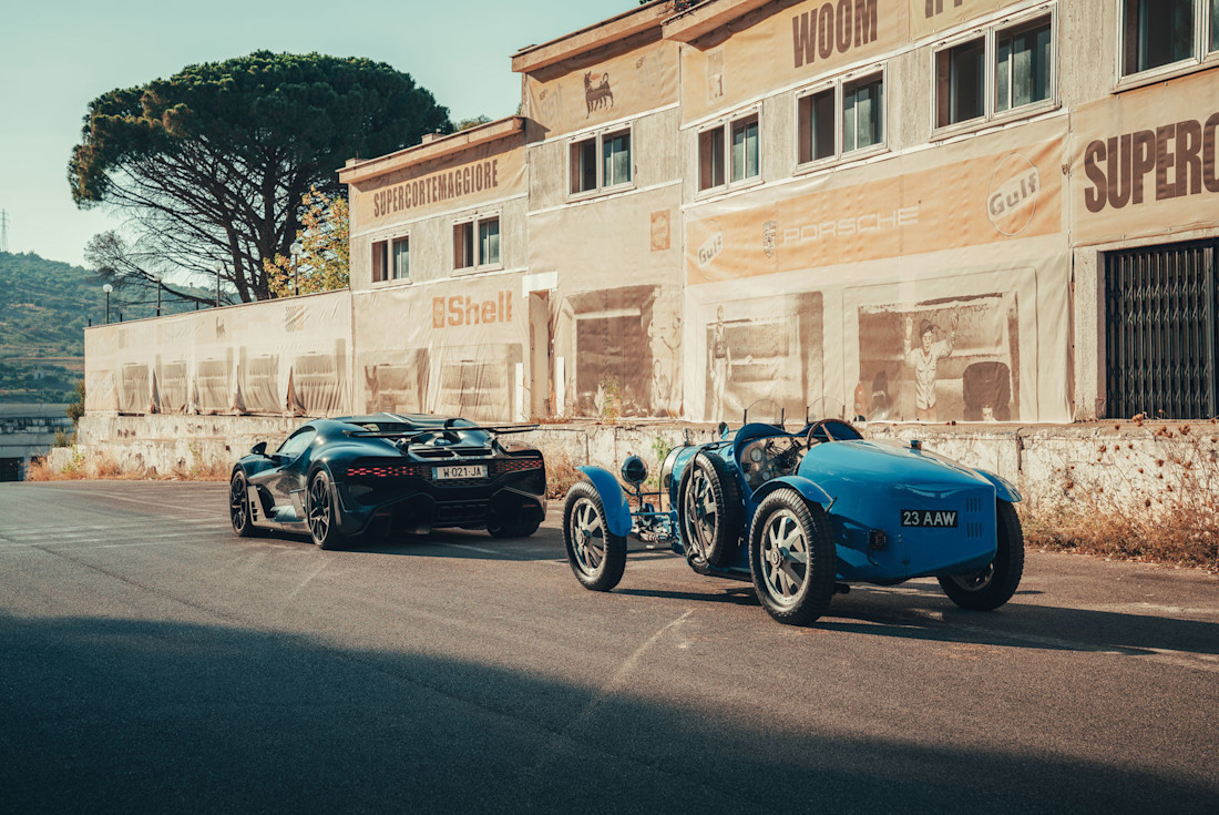 Targa Florio, Bugatti Type 35 e Bugatti Divo. Tre leggende, finalmente insieme in Sicilia.