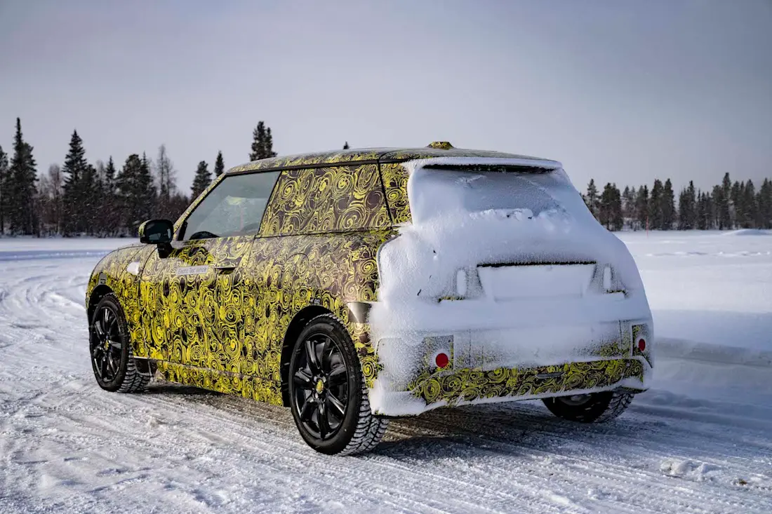 Mini Hatch preview (2023) statisch, achteraanzicht Mini Hatch preview (2023) statisch, achteraanzicht
