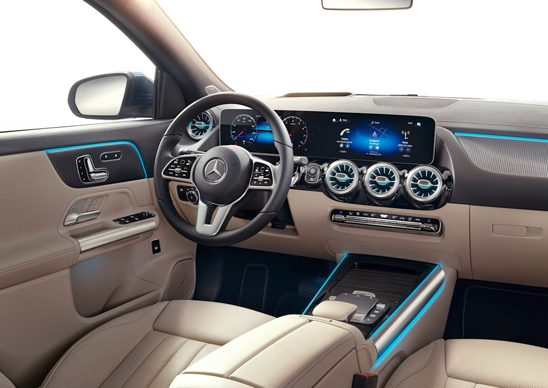 Mercedes-Benz GLA 180 tweede generatie interieur