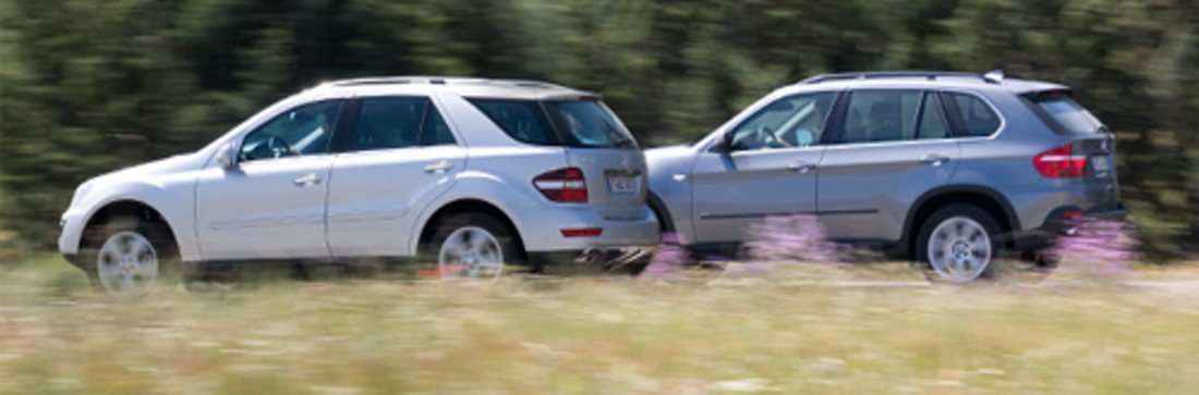 Comparativa: BMW X5 xDrive48i Vs. Mercedes-Benz ML 500 – Demencia bajo el pie derecho