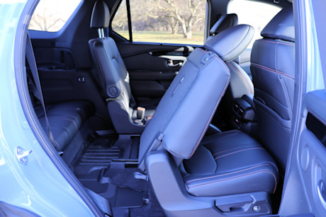 Editorial 2024 honda pilot review interior third row access