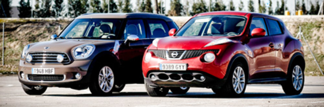 Comparativa: Nissan Juke Vs Mini Countryman – Una nueva especie