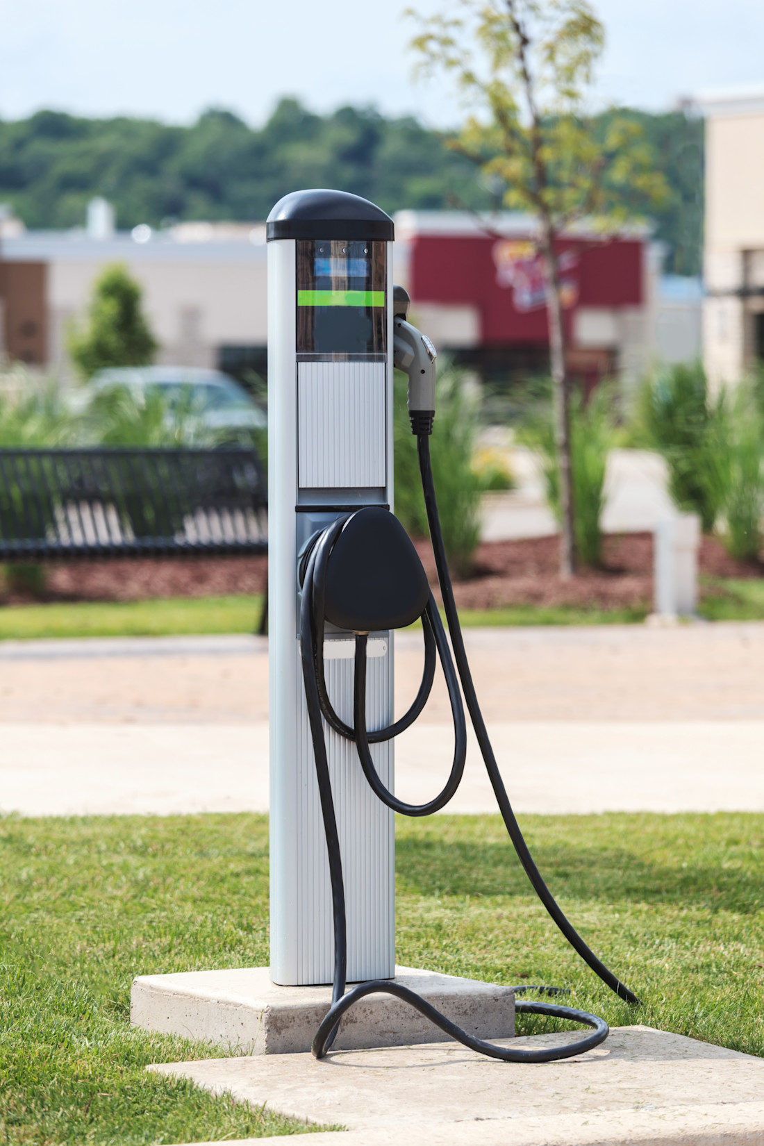 Une borne de recharge pour recharger votre voiture à la maison
