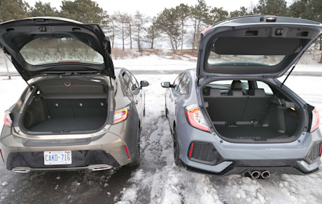 Editorial 2019 honda civic hatchback vs toyota corolla hatchback jw 12 jw