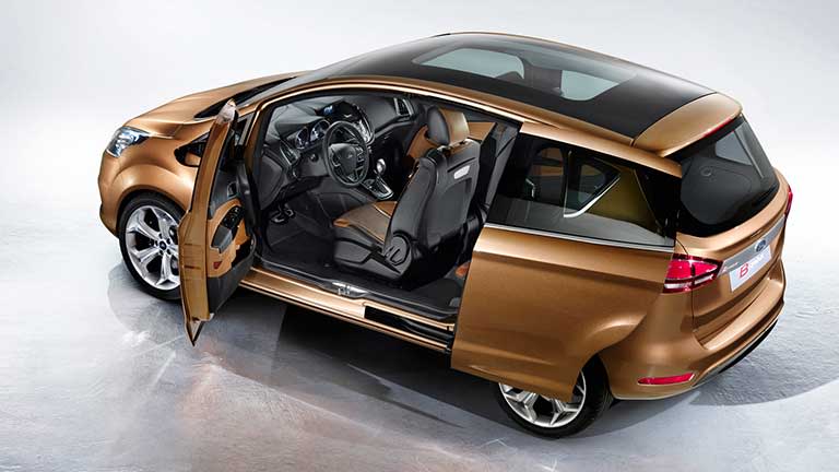 Ford B-Max vedere de sus