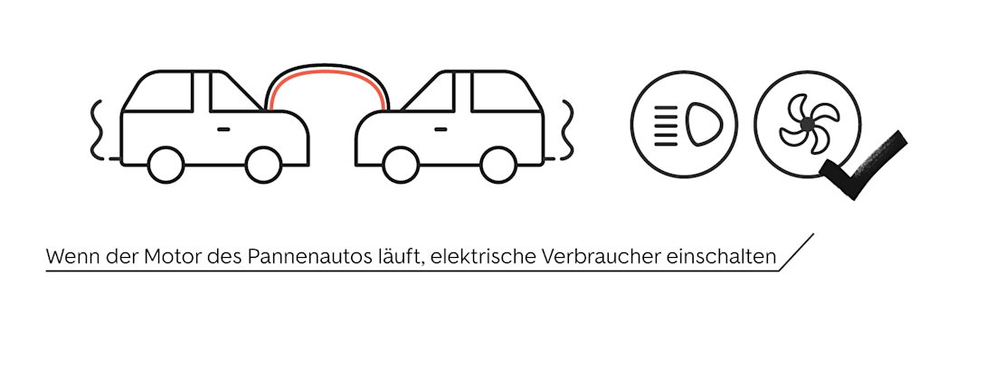 Schritt 7- das Aut überbrücken  Schritt 7- das Aut überbrücken