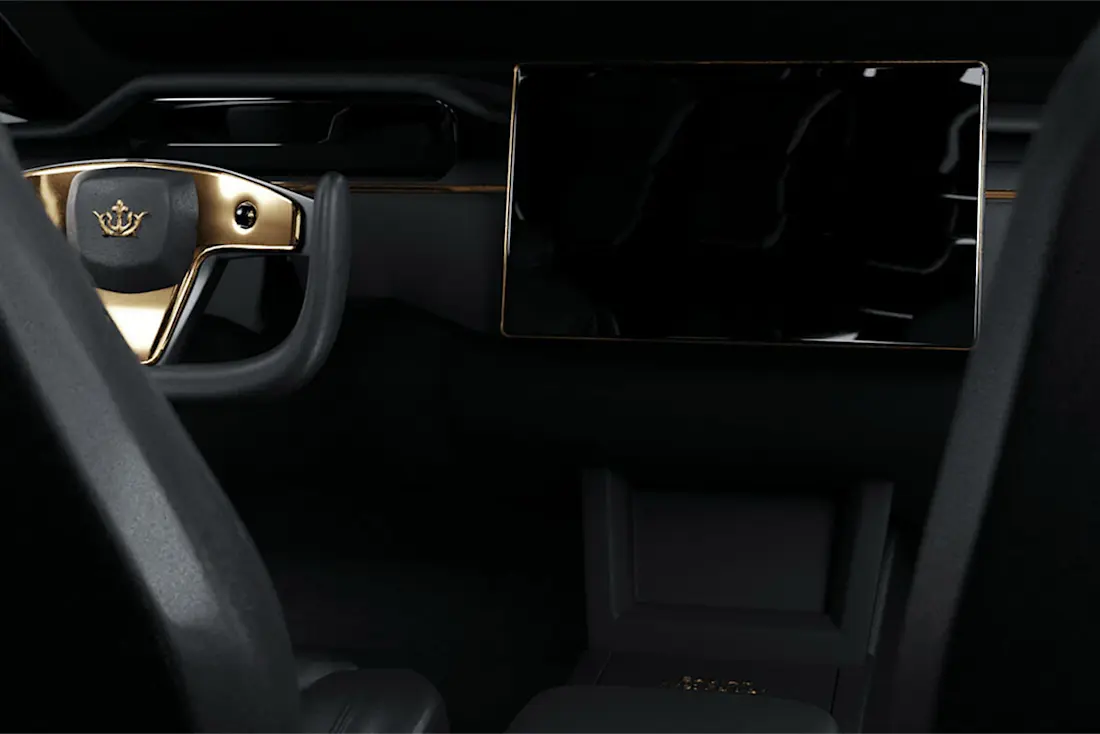 Tesla Model S Caviar Excellence 24k dashboard