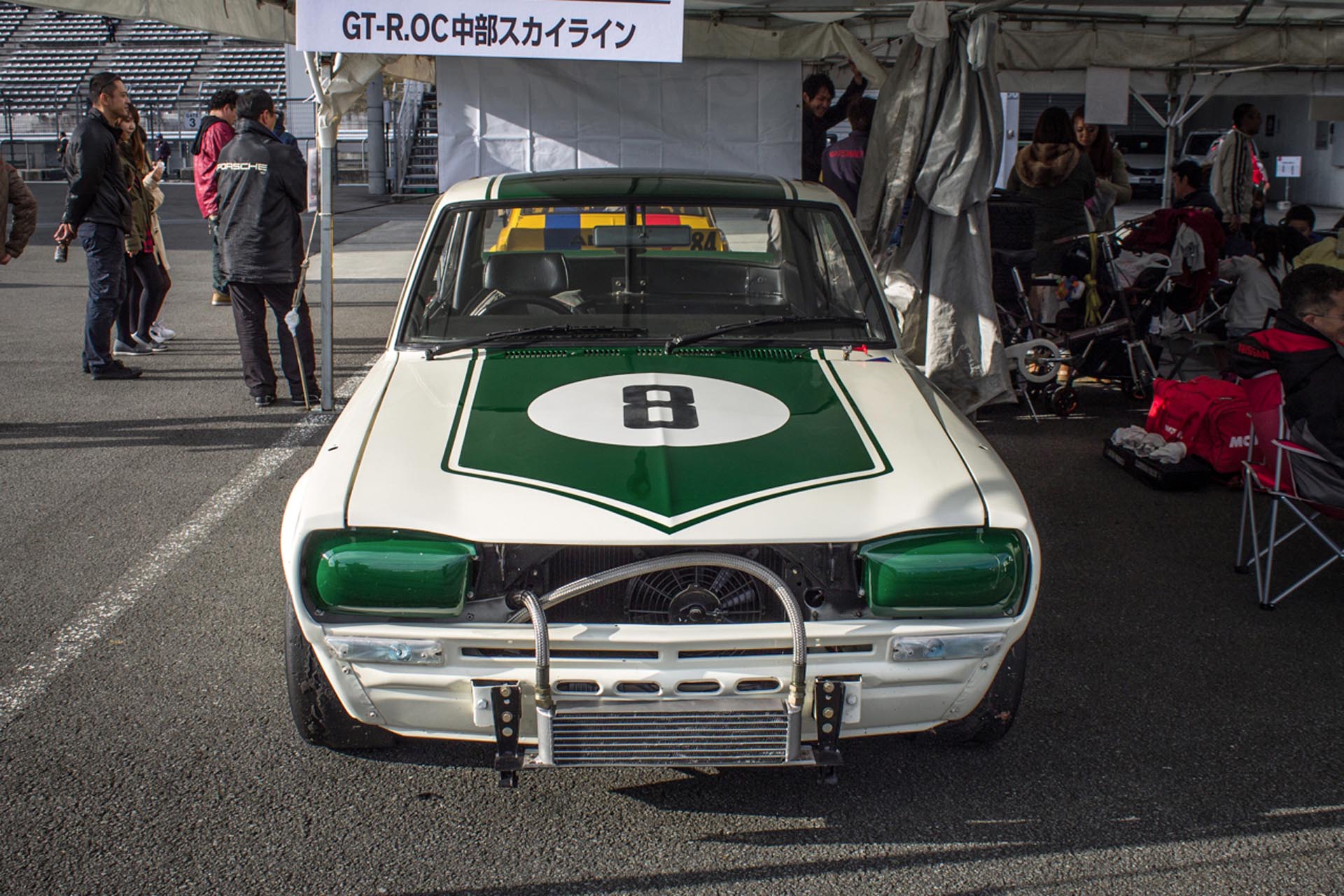 Nissan had purloined the motor out of their Prince R380 (the car that finally beat the Porsches at the track), and this first Skyline was soon on its way to establishing a dominating racing presence. It would score nearly fifty racing victories, becoming a coupe in the process.