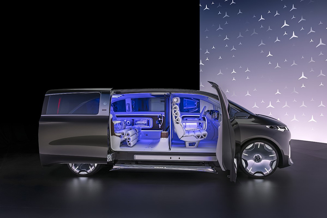 Mercedes Vision V : le minibus ultra-luxueux (2025)