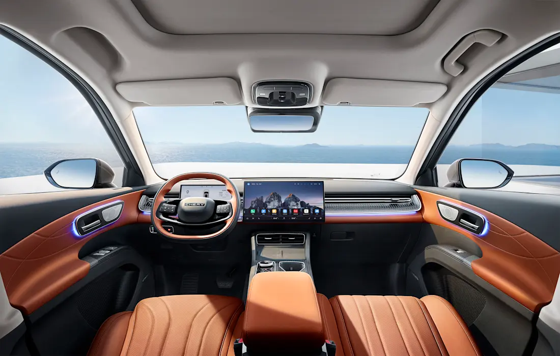 chery tiggo 8 dashboard
