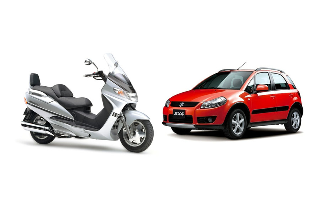 Suzuki S-Cross y Burgman 400: marcando el camino
