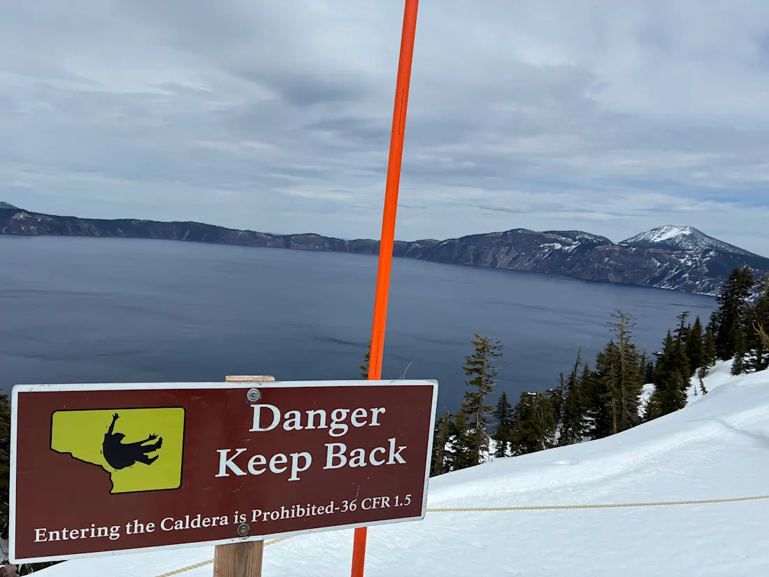 Crater Lake Danger Zone Crater Lake Danger Zone